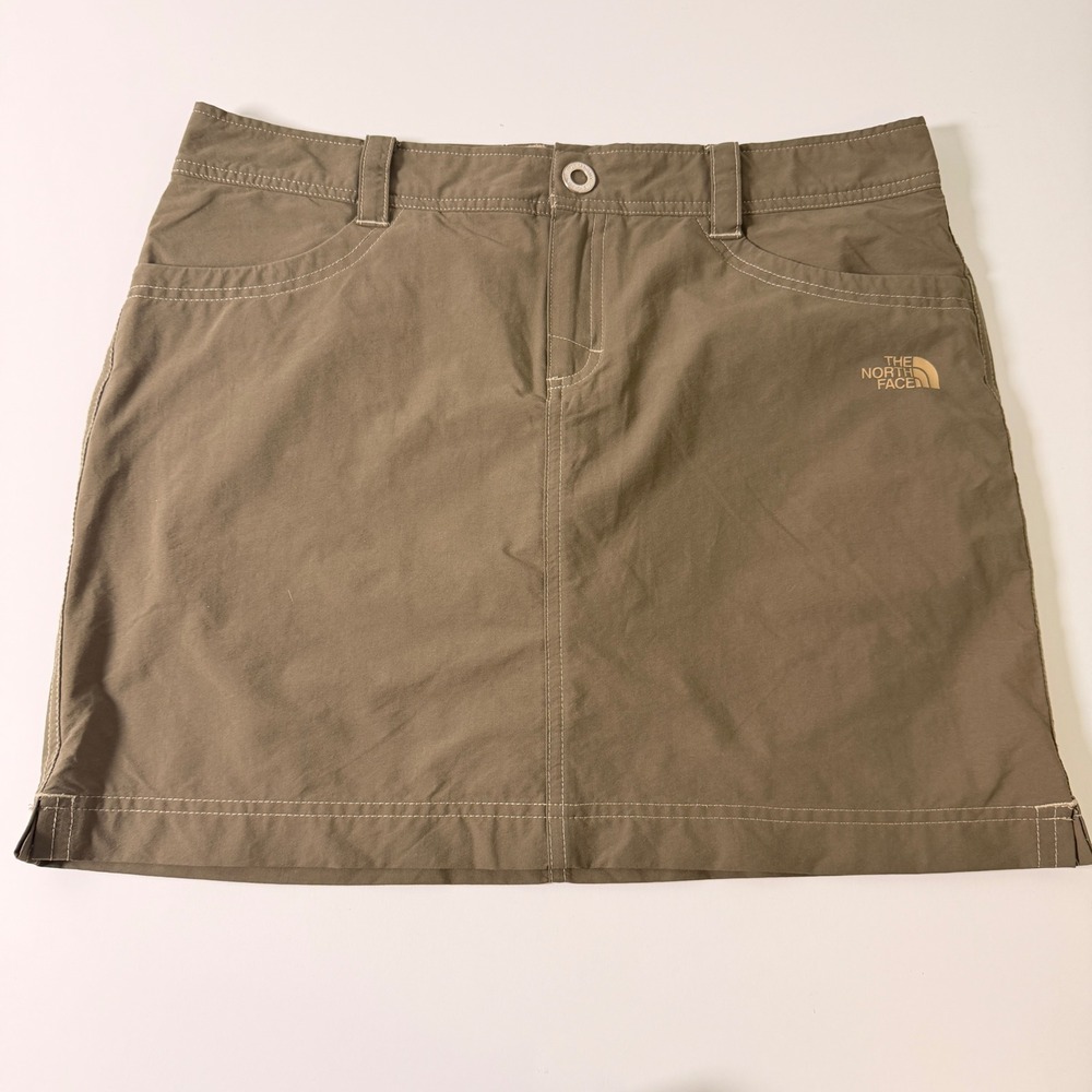 The North Face Womens Hiking Skort Brown Taupe Size 8 Active Outdoor Skirt